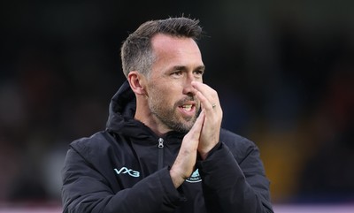 071225 - Boreham Wood v Newport County, Emirates FA Cup 2nd Round - Newport County manager Christian Fuchs walks out for the match