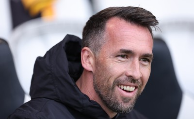 071225 - Boreham Wood v Newport County, Emirates FA Cup 2nd Round - Newport County manager Christian Fuchs walks out for the match