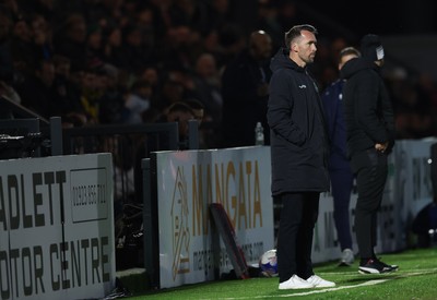 071225 - Boreham Wood v Newport County, Emirates FA Cup 2nd Round - Newport County manager Christian Fuchs