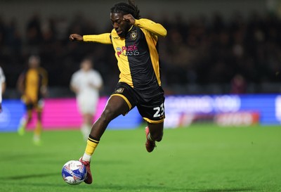 071225 - Boreham Wood v Newport County, Emirates FA Cup 2nd Round - Michael Reindorf of Newport County