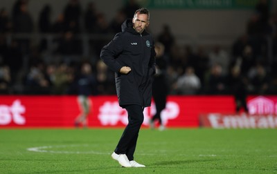 071225 - Boreham Wood v Newport County, Emirates FA Cup 2nd Round - Newport County manager Christian Fuchs at the end of the match