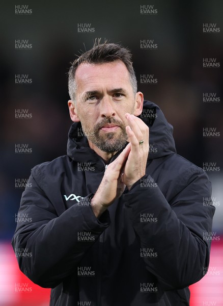 071225 - Boreham Wood v Newport County, Emirates FA Cup 2nd Round - Newport County manager Christian Fuchs walks out for the match