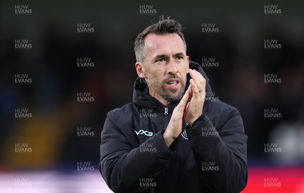 071225 - Boreham Wood v Newport County, Emirates FA Cup 2nd Round - Newport County manager Christian Fuchs walks out for the match