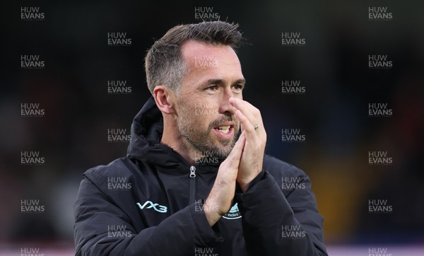 071225 - Boreham Wood v Newport County, Emirates FA Cup 2nd Round - Newport County manager Christian Fuchs walks out for the match