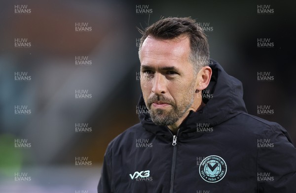 071225 - Boreham Wood v Newport County, Emirates FA Cup 2nd Round - Newport County manager Christian Fuchs walks out for the match