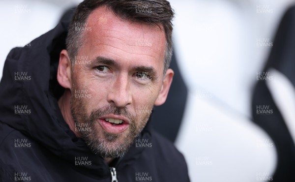 071225 - Boreham Wood v Newport County, Emirates FA Cup 2nd Round - Newport County manager Christian Fuchs walks out for the match
