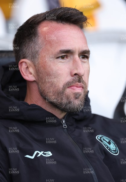 071225 - Boreham Wood v Newport County, Emirates FA Cup 2nd Round - Newport County manager Christian Fuchs walks out for the match