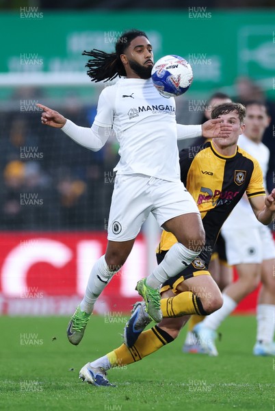 071225 - Boreham Wood v Newport County, Emirates FA Cup 2nd Round - Erico Sousa of Boreham Wood controls the ball
