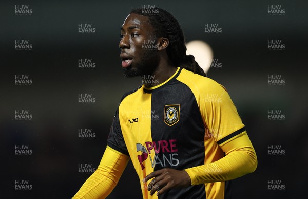 071225 - Boreham Wood v Newport County, Emirates FA Cup 2nd Round - Michael Reindorf of Newport County