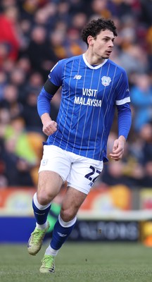 170126 - Bradford City v Cardiff City - Sky Bet League 1 - Yousef Saleh of Cardiff