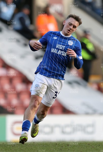 170126 - Bradford City v Cardiff City - Sky Bet League 1 - Isaak Davies of Cardiff