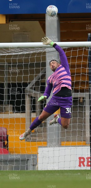 071219 - Bradford City v Newport County - Sky Bet League 2 -  Nick Townsend of Newport County makes a great save in 1st half