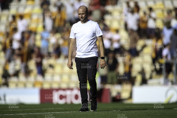 130822 - Bradford City v Newport County - Sky Bet League 2 - James Rowberry of Newport cuts a lonely figure at full time 