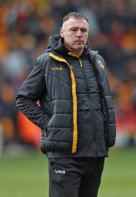 270424 - Bradford City v Newport County - Sky Bet League 2 - A dejected looking Manager Graham Coughlan of Newport County at the end of the match