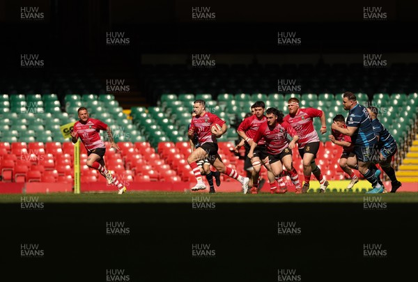 190426 - Brecon Athletic v Bargoed Athletic, Mens Division 5 Final - Brecon Athletic take on  Bargoed Athletic