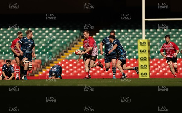190426 - Brecon Athletic v Bargoed Athletic, Mens Division 5 Final - Brecon Athletic take on  Bargoed Athletic