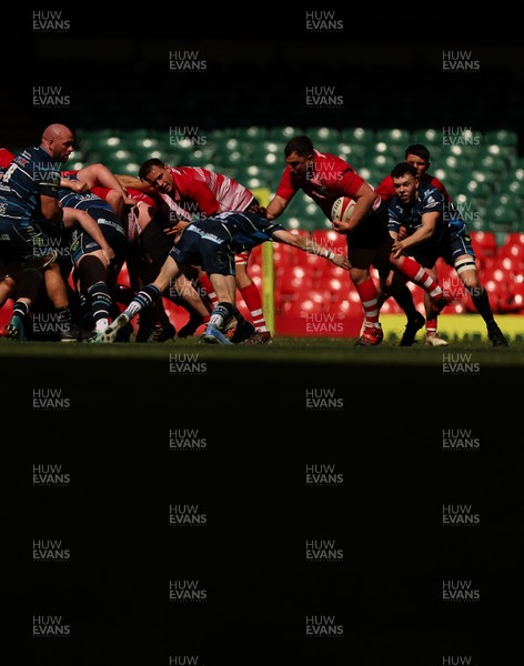 190426 - Brecon Athletic v Bargoed Athletic, Mens Division 5 Final - Brecon take on Bargoed in the final