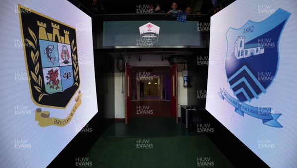 190426 - Brecon Athletic v Bargoed Athletic, Mens Division 5 Final - Brecon take on Bargoed