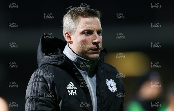 111219 - Brentford v Cardiff City, Sky Bet Championship - Cardiff City manager Neil Harris leaves the pitch at the end of the match