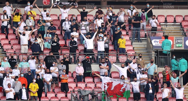 290521 - Brentford v Swansea City - SkyBet Championship Play off Final - Swansea City fans ahead of kick off