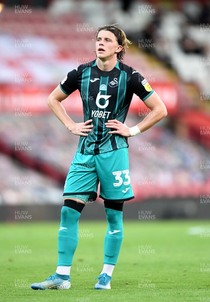 290720 - Brentford v Swansea City - EFL SkyBet Championship Play-Off - Conor Gallagher of Swansea City