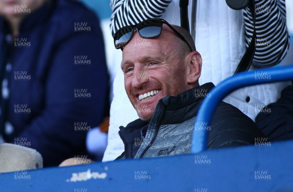 080417 - Bridgend Athletic II v Treorchy - WRU Youth Bowl Final -  Gareth Thomas watches Treorchy take on Bridgend Athletic II in The WRU Youth Bowl Final