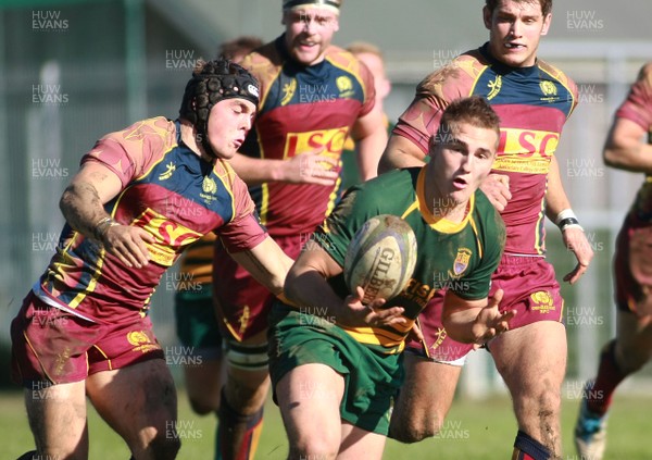 061012 Bridgend Athletic v Cardiff Metropolitan  - Swalec National Championship -Action from game