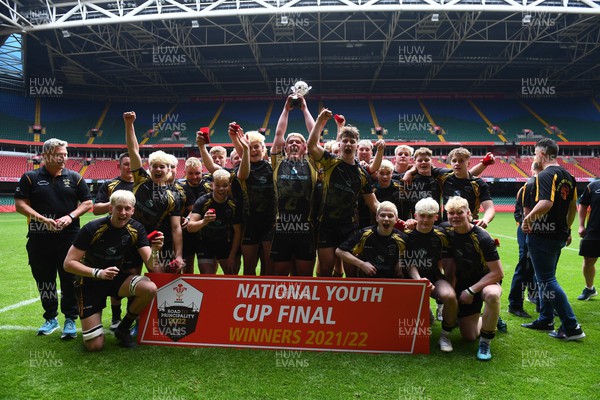 230422 - Bridgend Athletic Youth v Builth Wells Youth - WRU National Youth Cup Final - 