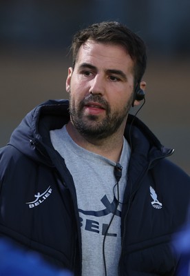 250925 - Bridgend Ravens RFC v Aberavon RFC, Super Rygbi Cymru - Bridgend head coach Scott Baldwin