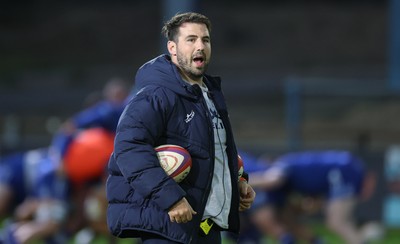 250925 - Bridgend Ravens RFC v Aberavon RFC, Super Rygbi Cymru - Bridgend head coach Scott Baldwin