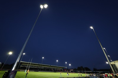 250925 - Bridgend Ravens RFC v Aberavon RFC, Super Rygbi Cymru - Bridgend take on Aberavon under the new floodlights at the Brewery Field partly funded by the WRU