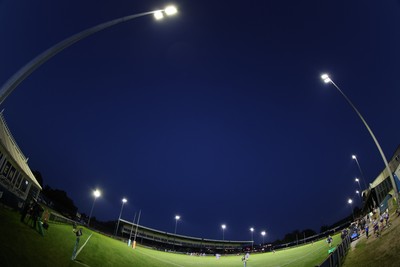 250925 - Bridgend Ravens RFC v Aberavon RFC, Super Rygbi Cymru - Bridgend take on Aberavon under the new floodlights at the Brewery Field partly funded by the WRU
