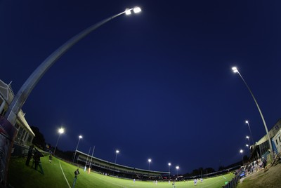 250925 - Bridgend Ravens RFC v Aberavon RFC, Super Rygbi Cymru - Bridgend take on Aberavon under the new floodlights at the Brewery Field partly funded by the WRU