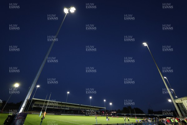 250925 - Bridgend Ravens RFC v Aberavon RFC, Super Rygbi Cymru - Bridgend take on Aberavon under the new floodlights at the Brewery Field partly funded by the WRU