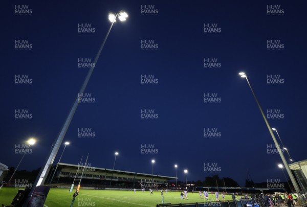 250925 - Bridgend Ravens RFC v Aberavon RFC, Super Rygbi Cymru - Bridgend take on Aberavon under the new floodlights at the Brewery Field partly funded by the WRU