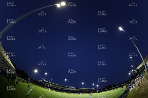 250925 - Bridgend Ravens RFC v Aberavon RFC, Super Rygbi Cymru - Bridgend take on Aberavon under the new floodlights at the Brewery Field partly funded by the WRU