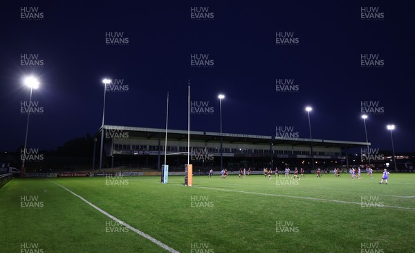 250925 - Bridgend Ravens RFC v Aberavon RFC, Super Rygbi Cymru - Bridgend take on Aberavon under the new floodlights at the Brewery Field partly funded by the WRU