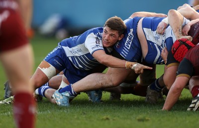 081125 - Bridgend Ravens v RGC - Super Rygbi Cymru - Thomas Jevons of Bridgend 