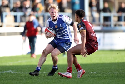081125 - Bridgend Ravens v RGC - Super Rygbi Cymru - Ben Evans of Bridgend 