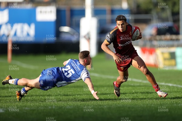 081125 - Bridgend Ravens v RGC - Super Rygbi Cymru - Caio Parry of RGC 