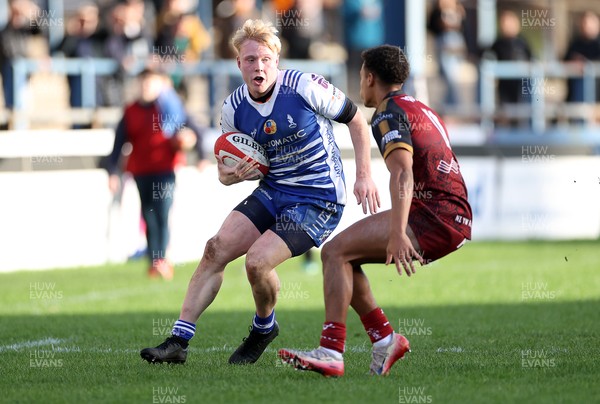 081125 - Bridgend Ravens v RGC - Super Rygbi Cymru - Ben Evans of Bridgend 