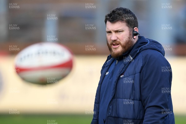 240425 - Bridgend Ravens v Swansea RFC  - Super Rygbi Cymru (SRC) Play Off - Hugh Gustafson, Swansea Head Coach