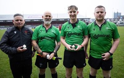 020526 - Bridgend Sports v Lampeter Town, U18s Boys Club Shield Final - Match Officials