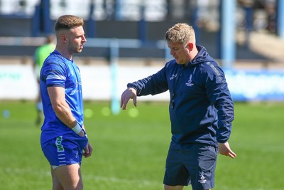 050425 - Bridgend v Cardiff RFC - Super Rygbi Cymru (SRC) - Backs Coach of Bridgend Ravens Matthew Jones