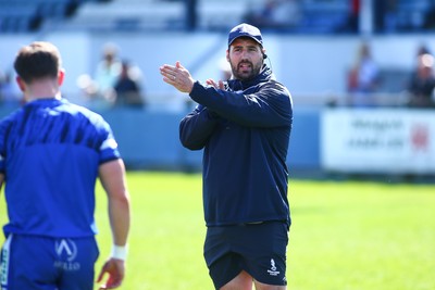 050425 - Bridgend v Cardiff RFC - Super Rygbi Cymru (SRC) - Head Coach of Bridgend Ravens Scott Baldwin