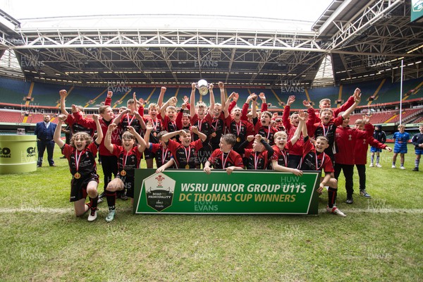 210324 - WSRU Junior Group � U11�s DC Thomas Cup Final �  Bridgend v Pontypool - Winners Pontypool
