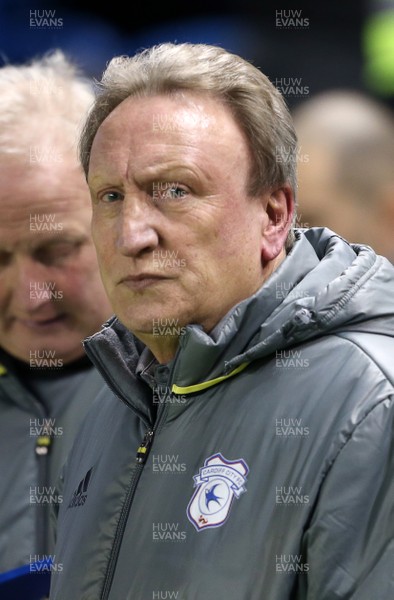 240117 - Brighton & Hove Albion v Cardiff City - SkyBet Championship - Cardiff Manager Neil Warnock