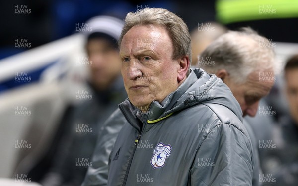 240117 - Brighton & Hove Albion v Cardiff City - SkyBet Championship - Cardiff Manager Neil Warnock