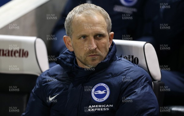 240117 - Brighton & Hove Albion v Cardiff City - SkyBet Championship - Brighton assistant manager Paul Trollope