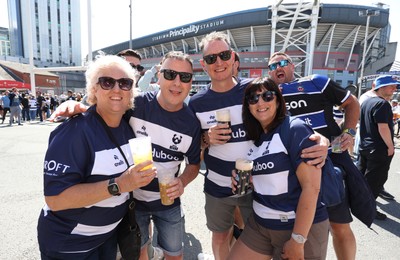 100525 - Bristol Bears v Bath Rugby - Gallagher Premiership - Fans outside the stadium